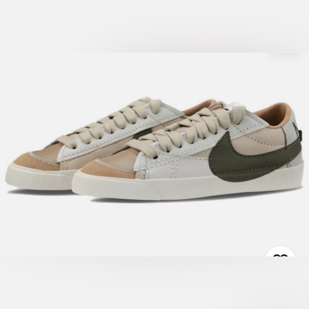 Nike Blazer Low 77 Jumbo Sand Drift Medium Olive Women’s size 8.5